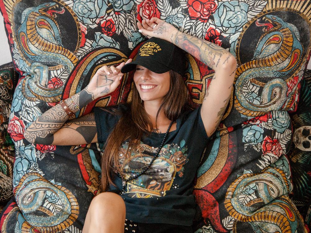 Rude Riders T-Shirt Donna Rock Offerta