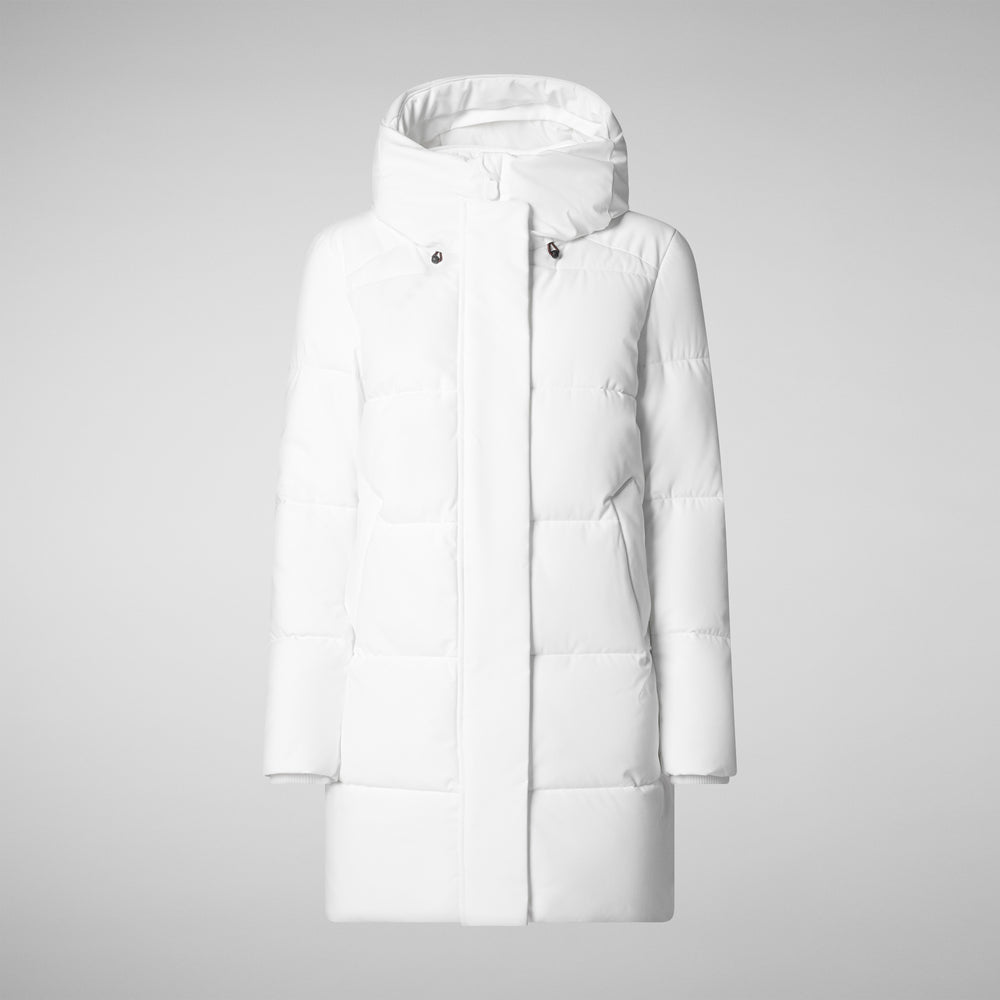 Save the duck PARKA DONNA CON CAPPUCCIO BETHANY WHITE Novità