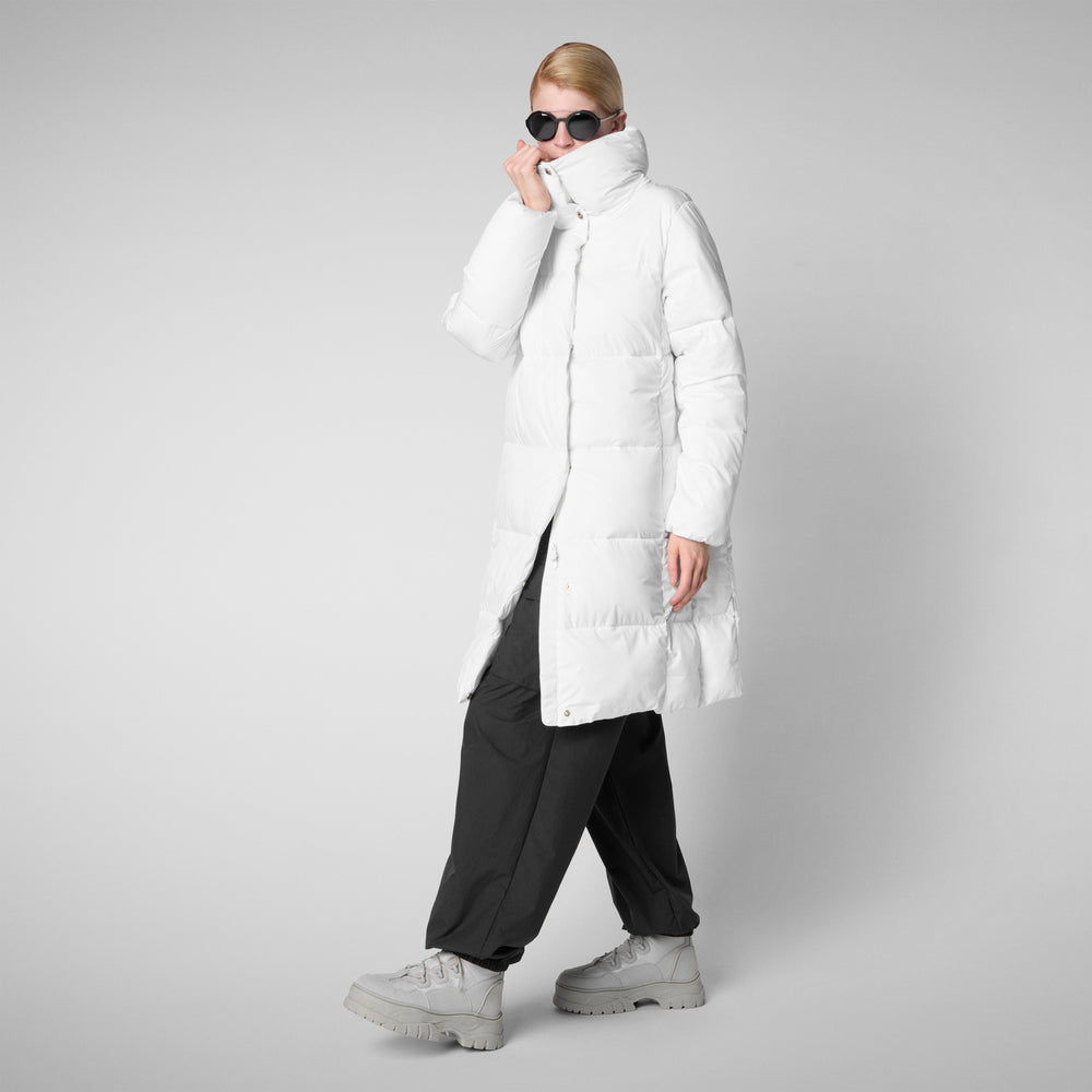 Save the duck PIUMINO ANIMAL FREE DONNA SIBYL WHITE Saldi