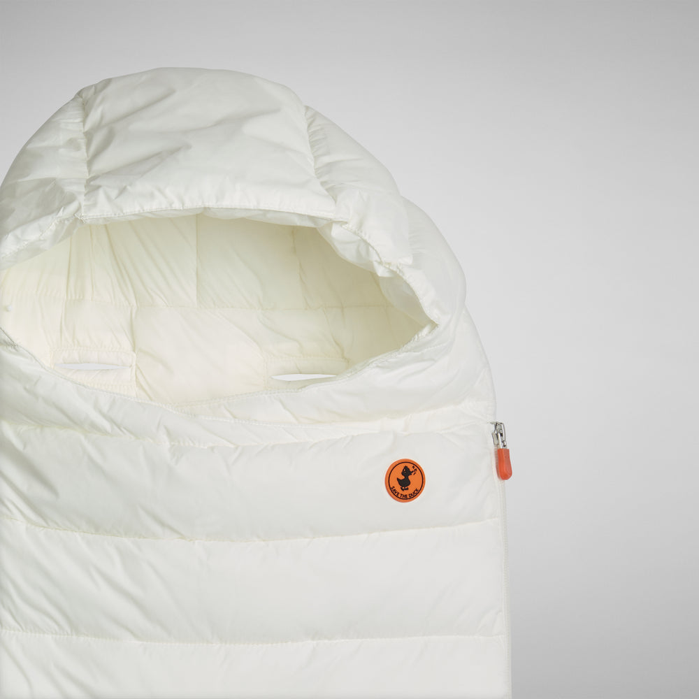 Save the duck SACCO NANNA NEONATO MAY IN OFF WHITE Vendita Calda