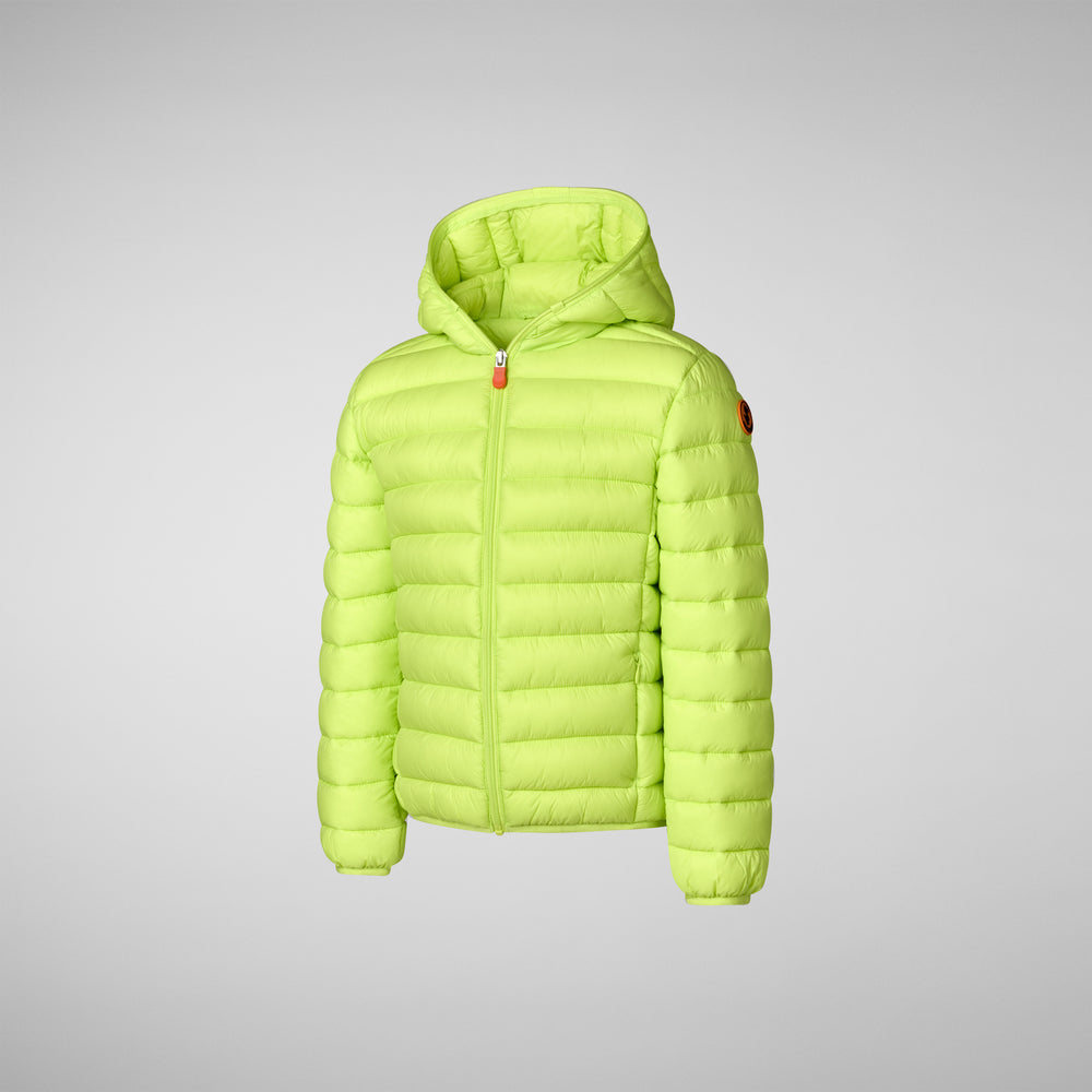 Save the duck PIUMINO ANIMAL FREE BAMBINO DONY VERDE LIME Prezzo Ridotto