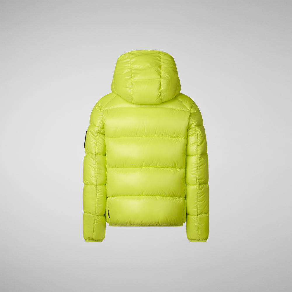 Save the duck PIUMINO ANIMAL FREE BAMBINO ARTIE VERDE LIME Sottocosto