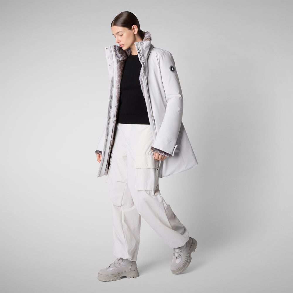 Save the duck PARKA DONNA CON CAPPUCCIO SAMANTAH GRIGIO NEBBIA Acquista Ora