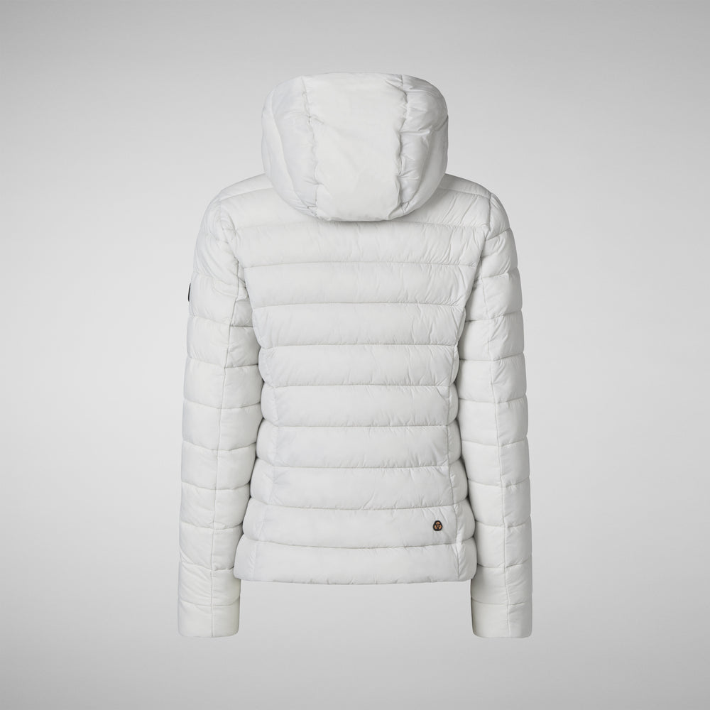 Save the duck PIUMINO ANIMAL FREE CON CAPPUCCIO DONNA AMELIE GRIGIO NEBBIA Convenienza