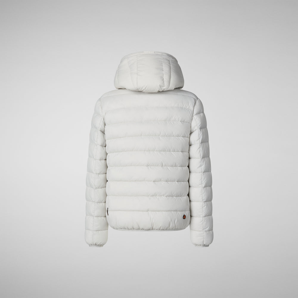 Save the duck PIUMINO ANIMAL FREE BAMBINA LECI GRIGIO NEBBIA Saldi Di Fabbrica