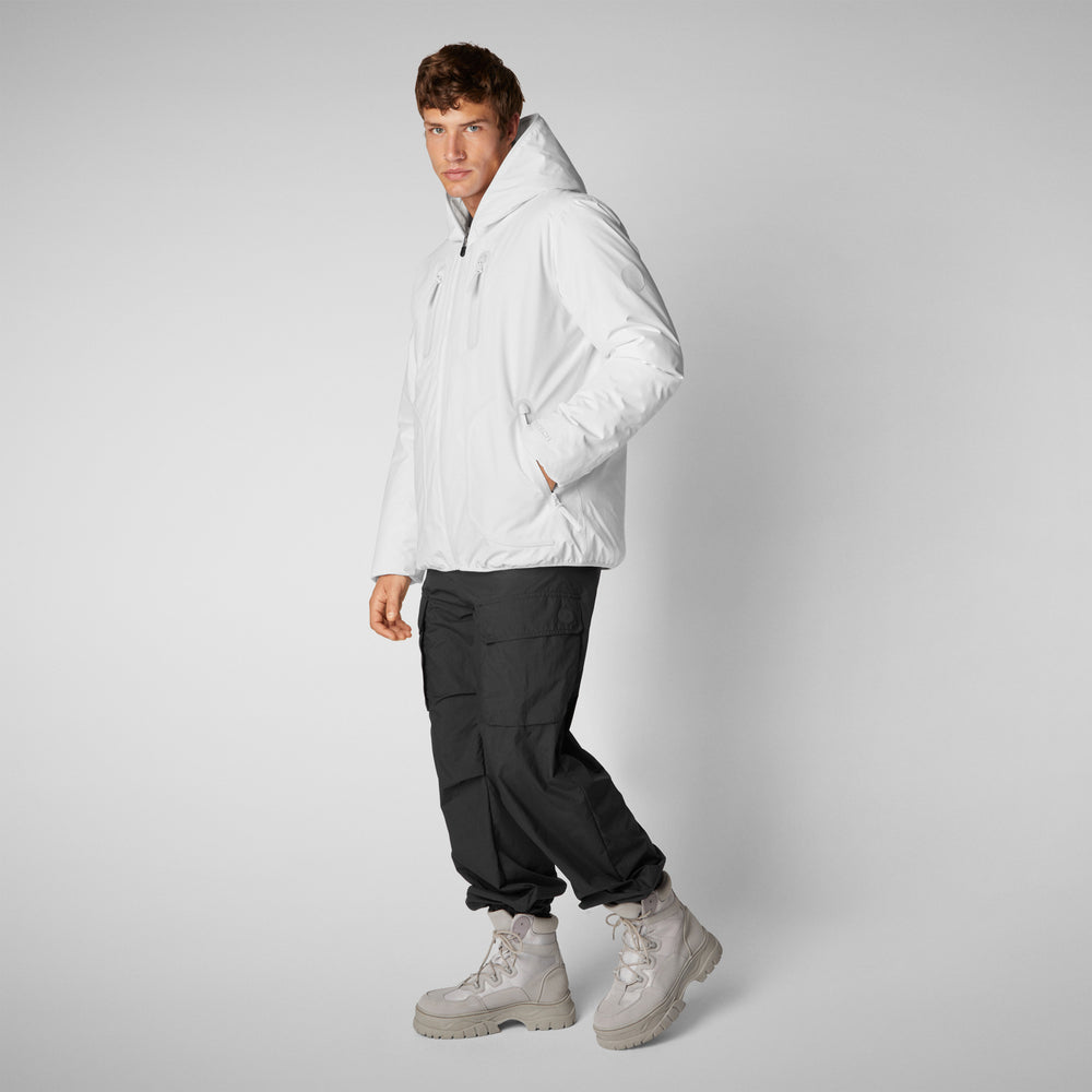 Save the duck PARKA UOMO BENEDICT IN WHITE Negozio
