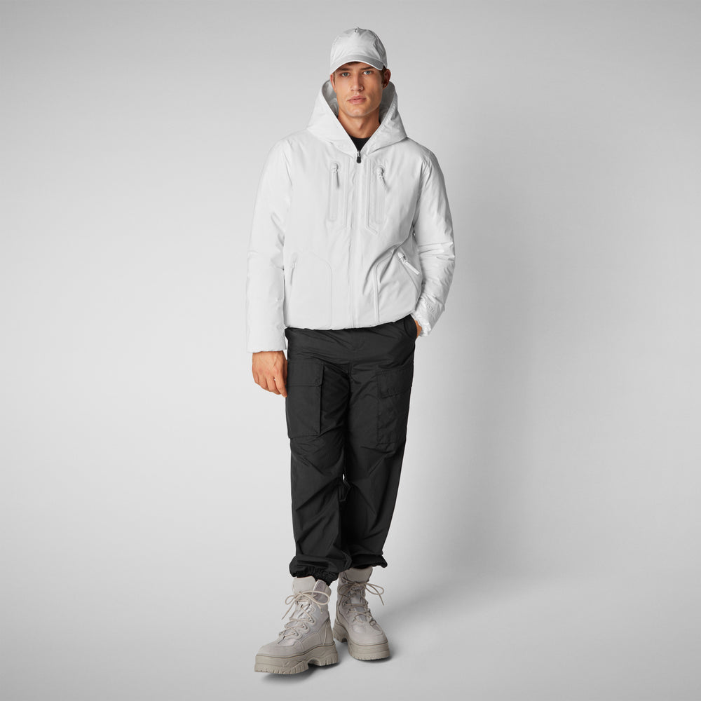 Save the duck PARKA UOMO BENEDICT IN WHITE Negozio
