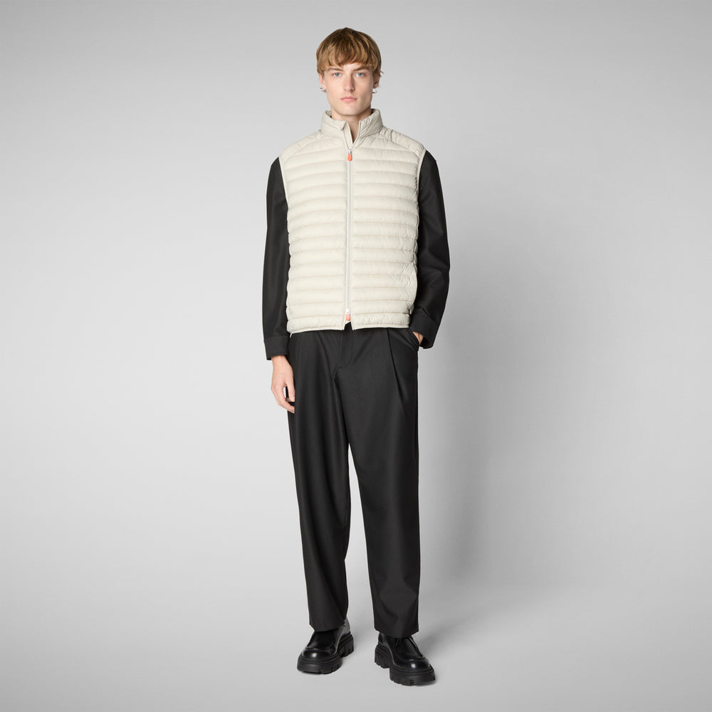 Save the duck Gilet imbottito uomo Adam Beige chiaro Nuova