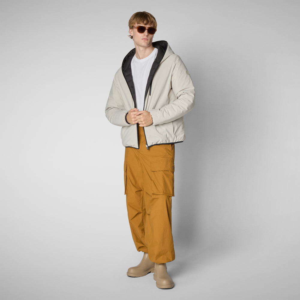 Save the duck Piumino animal free uomo EZRA RAINY BEIGE 2025