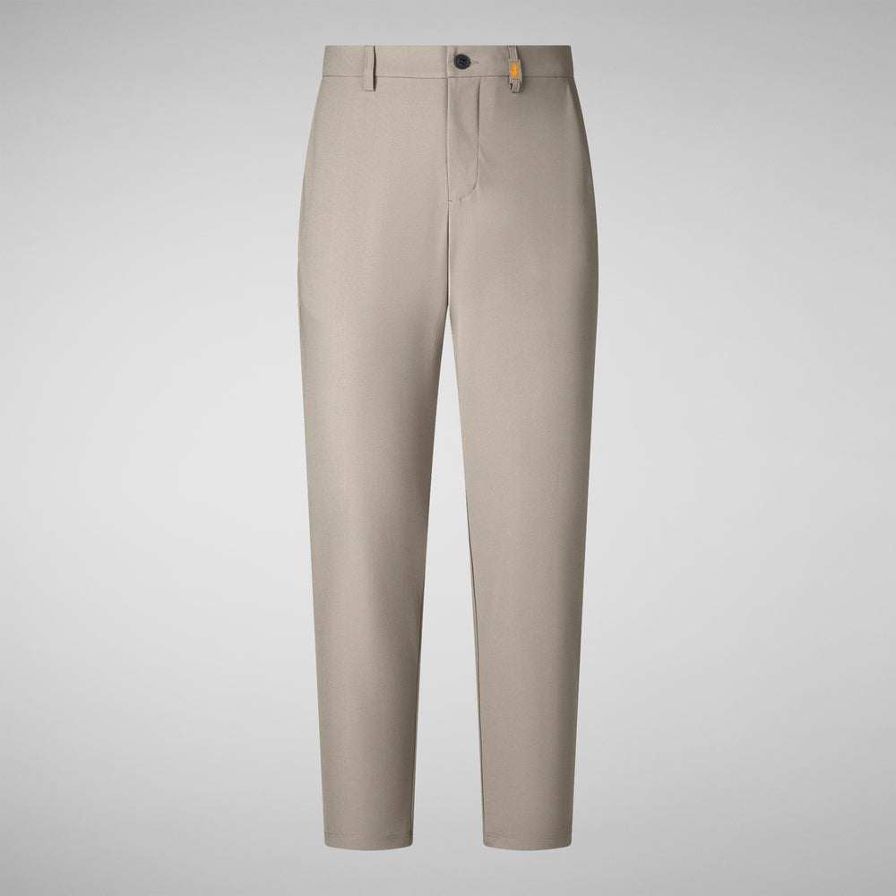 Save the duck PANTALONE UOMO STEVE IN SANDALO BEIGE Nuovo