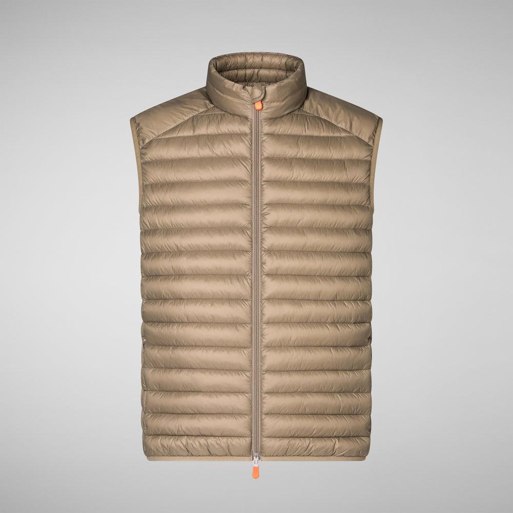 Save the duck Gilet imbottito uomo Adam Grigio elefante Qualità
