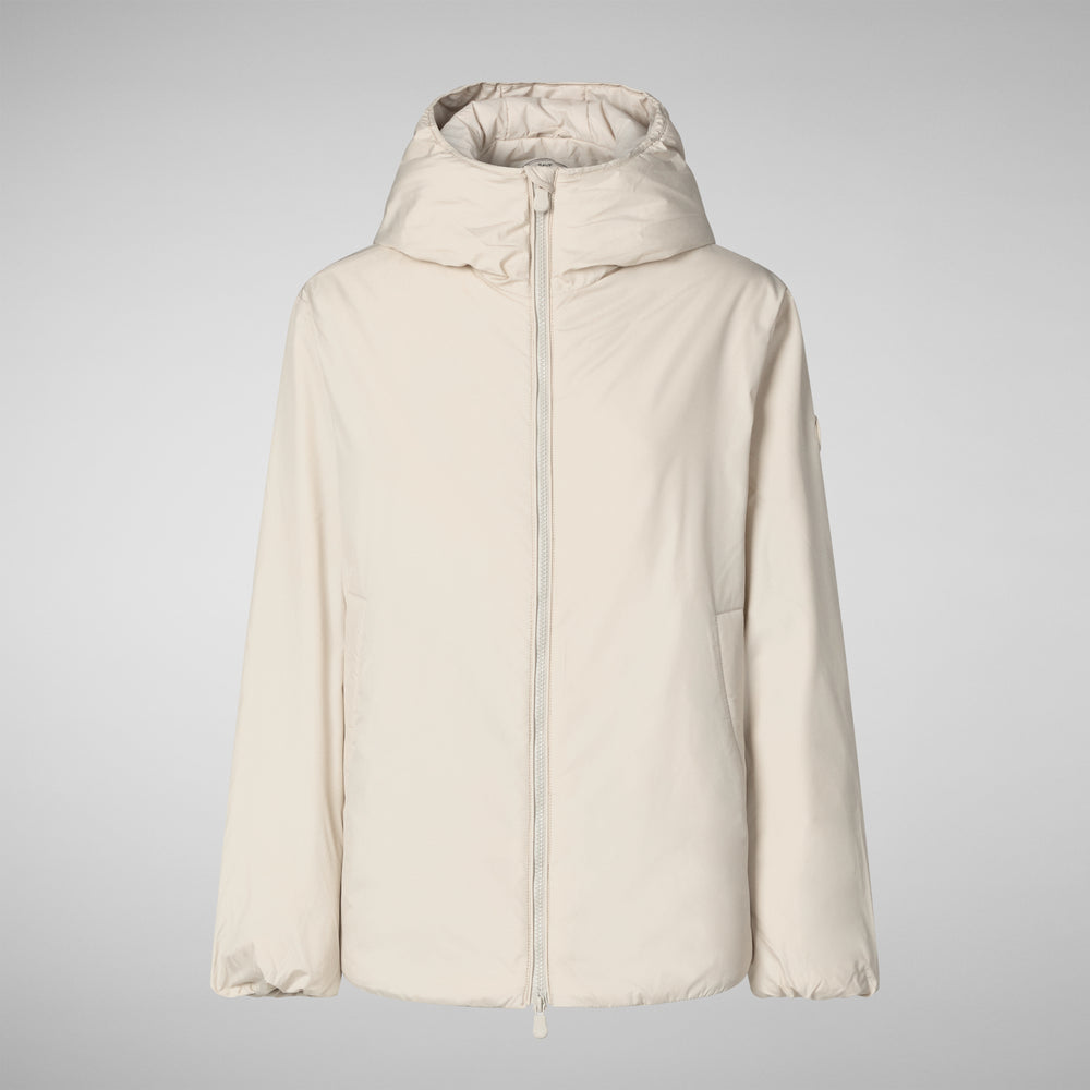 Save the duck CAPPOTTO CON CAPPUCCIO NIAZ RAINY BEIGE Promozione