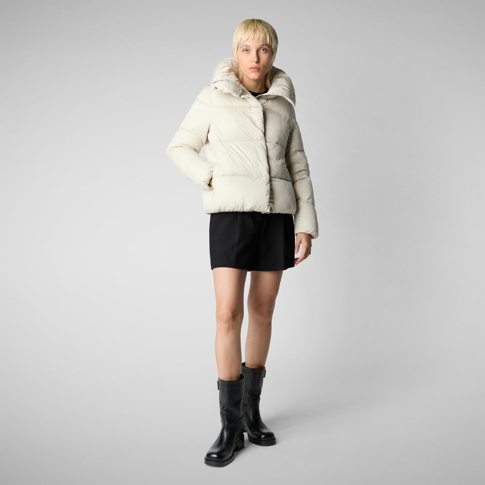 Save the duck PIUMINO ANIMAL FREE DONNA FELICITY BEIGE Acquista Ora
