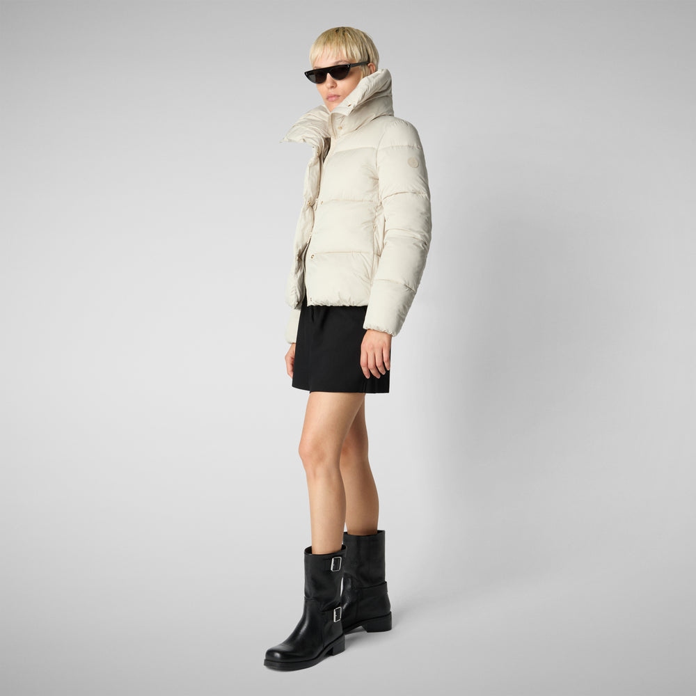 Save the duck PIUMINO ANIMAL FREE DONNA FELICITY BEIGE Acquista Ora