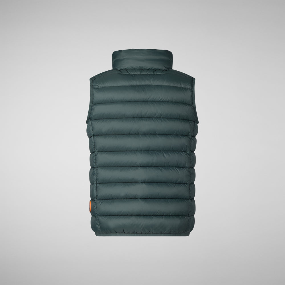 Save the duck GILET UNISEX BAMBINO ANDY VERDE NERO Ultimo giorno
