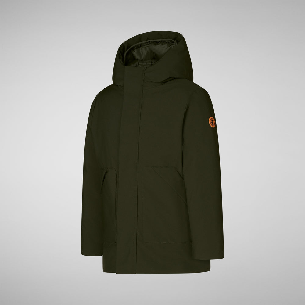 Save the duck PARKA CON CAPPUCCIO BAMBINO ALBI VERDE I Più Venduti