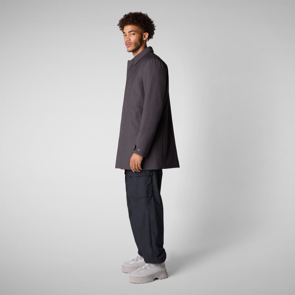 Save the duck PIUMINO ANIMAL FREE UOMO SAM CHARCOAL GREY In Linea
