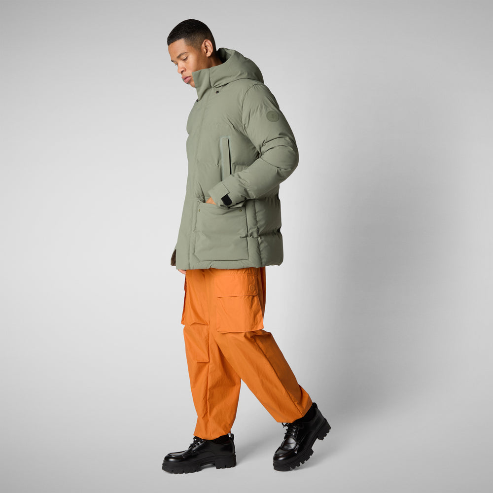 Save the duck PARKA UOMO QUINLAN IN SWAMP GREEN Limitato a 3 giorni