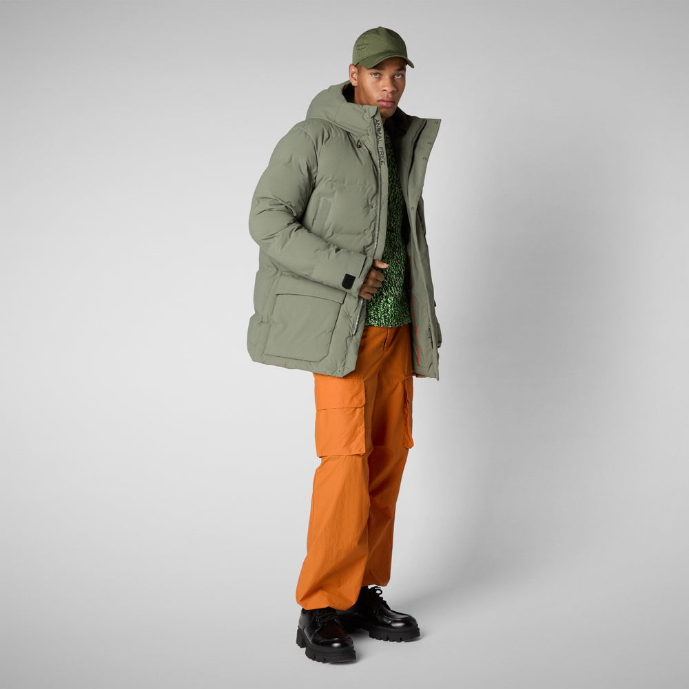 Save the duck PARKA UOMO QUINLAN IN SWAMP GREEN Limitato a 3 giorni