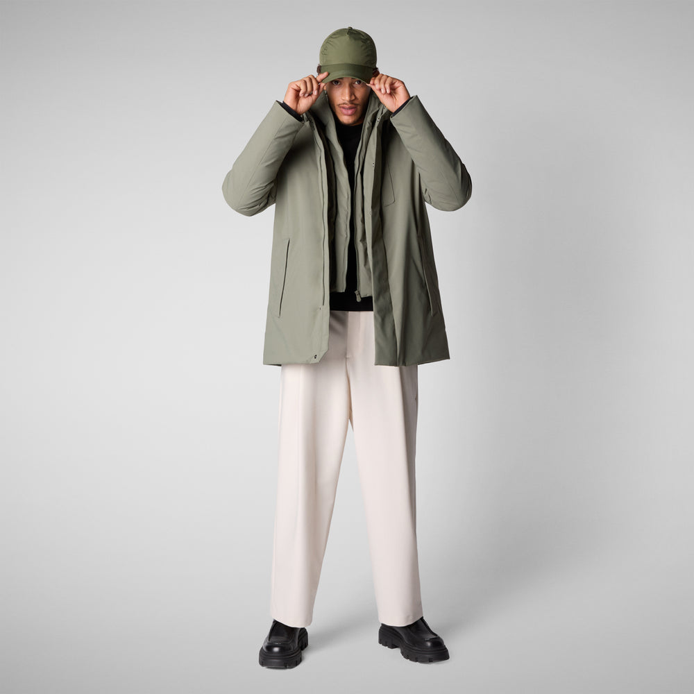 Save the duck PARKA UOMO SESLE IN SWAMP GREEN Promozione