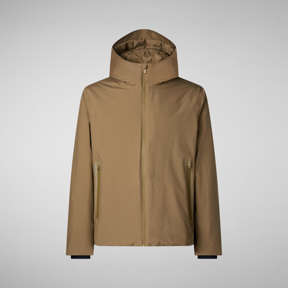 Save the duck GIACCA UOMO FLYNN VERDE MUSCHIO Spedizione Gratuita