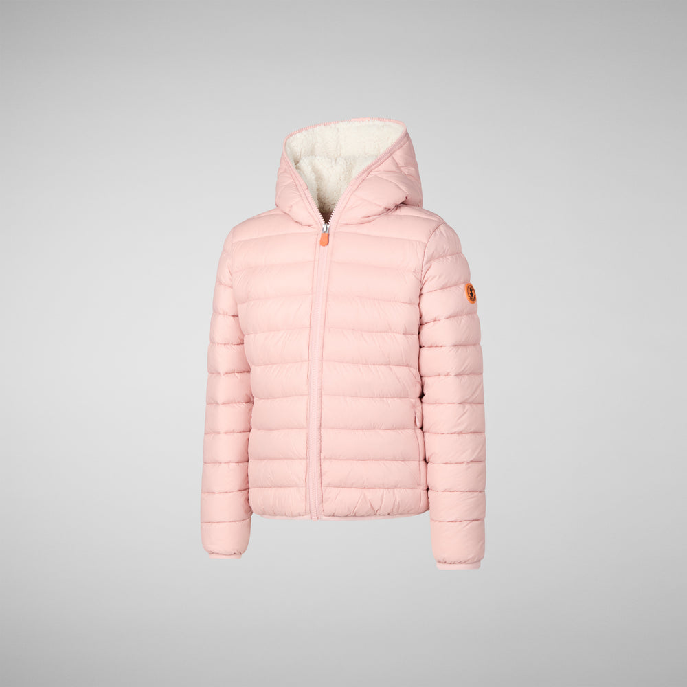 Save the duck PIUMINO ANIMAL FREE BAMBINA LECI ROSA CONFETTO Sottocosto