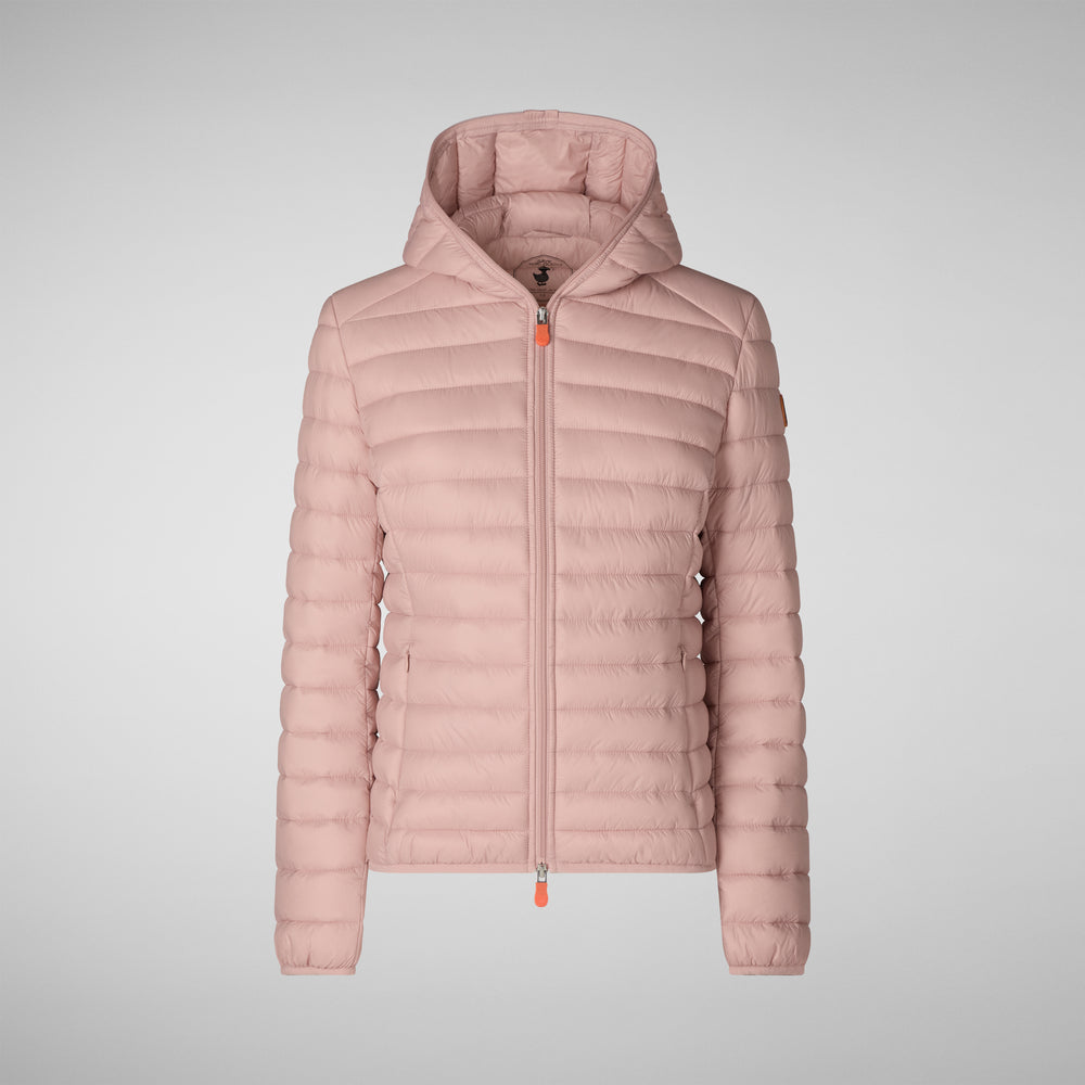 Save the duck Piumino animal free con cappuccio donna Daisy Rosa antico Vendita Calda