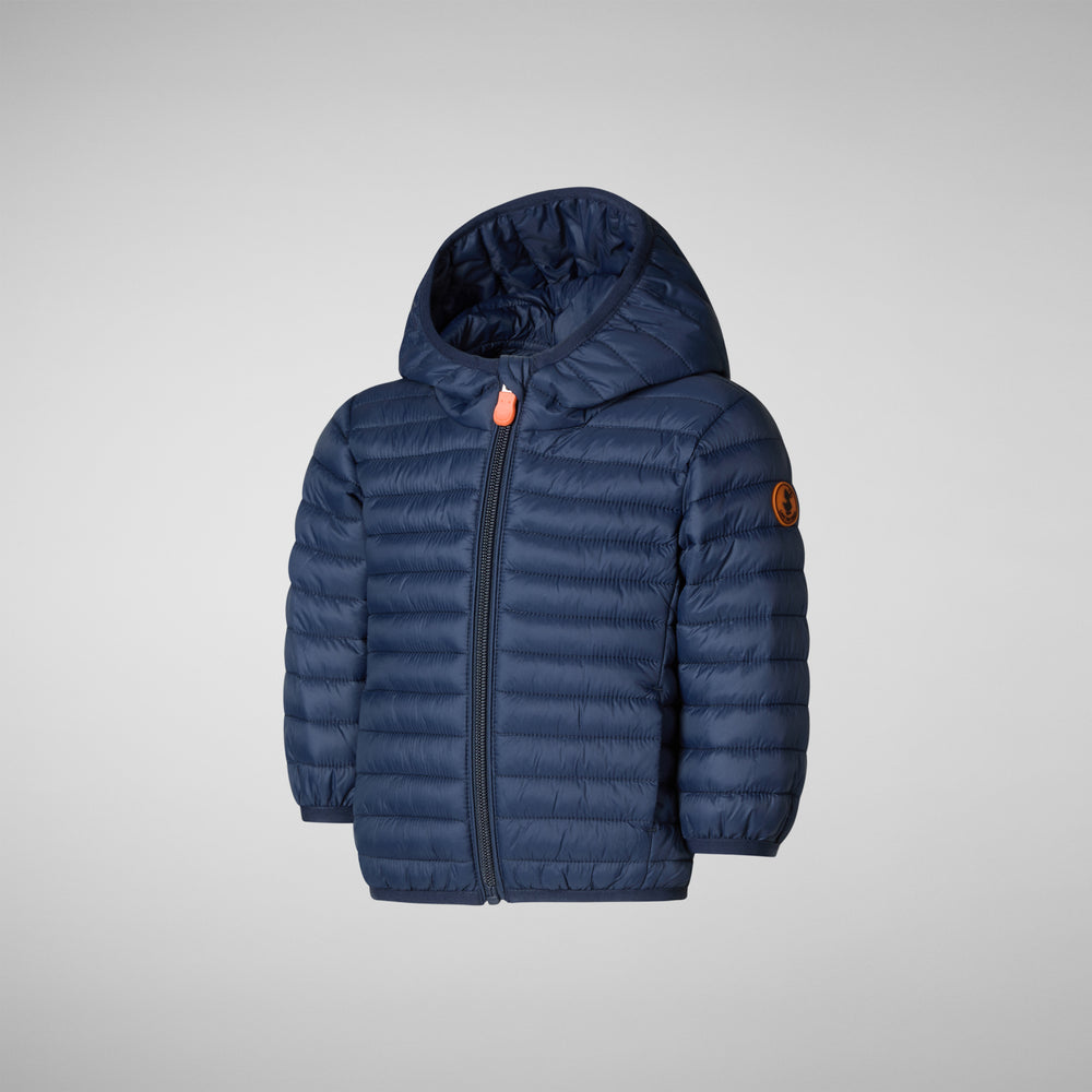 Save the duck Piumino animal free unisex Nene blu navy Vendita Economica