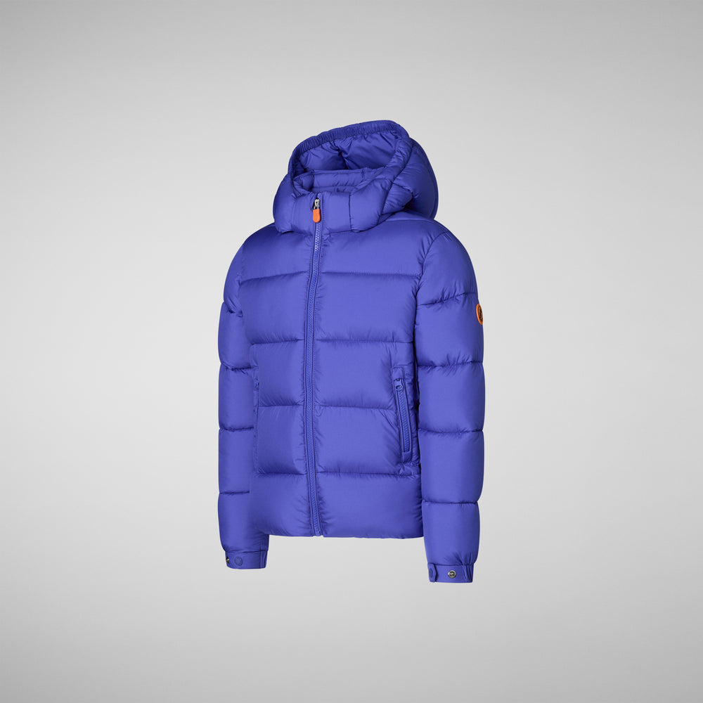 Save the duck PIUMINO ANIMAL FREE BAMBINO FOSTER BLU GENZIANA Saldi