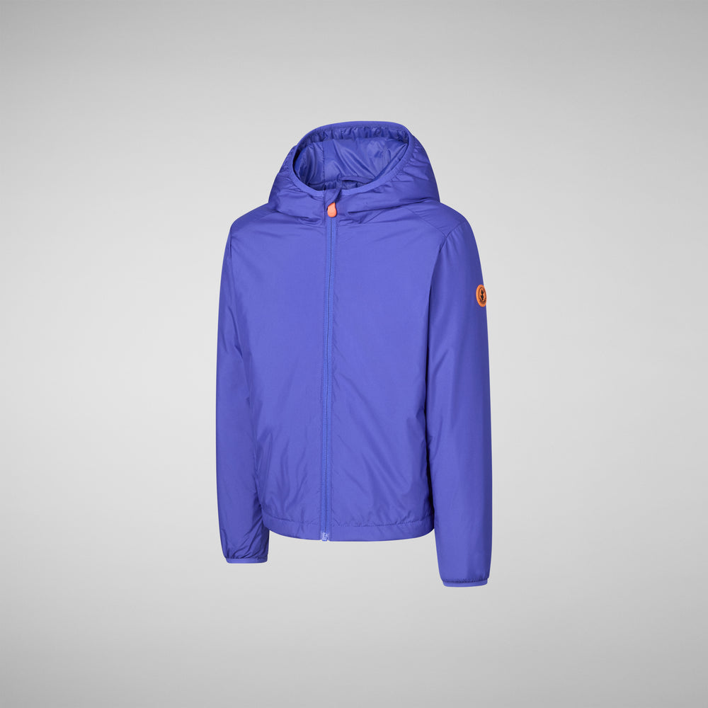 Save the duck GIACCA CON CAPPUCCIO BAMBINO GARETH BLU GENZIANA Italia