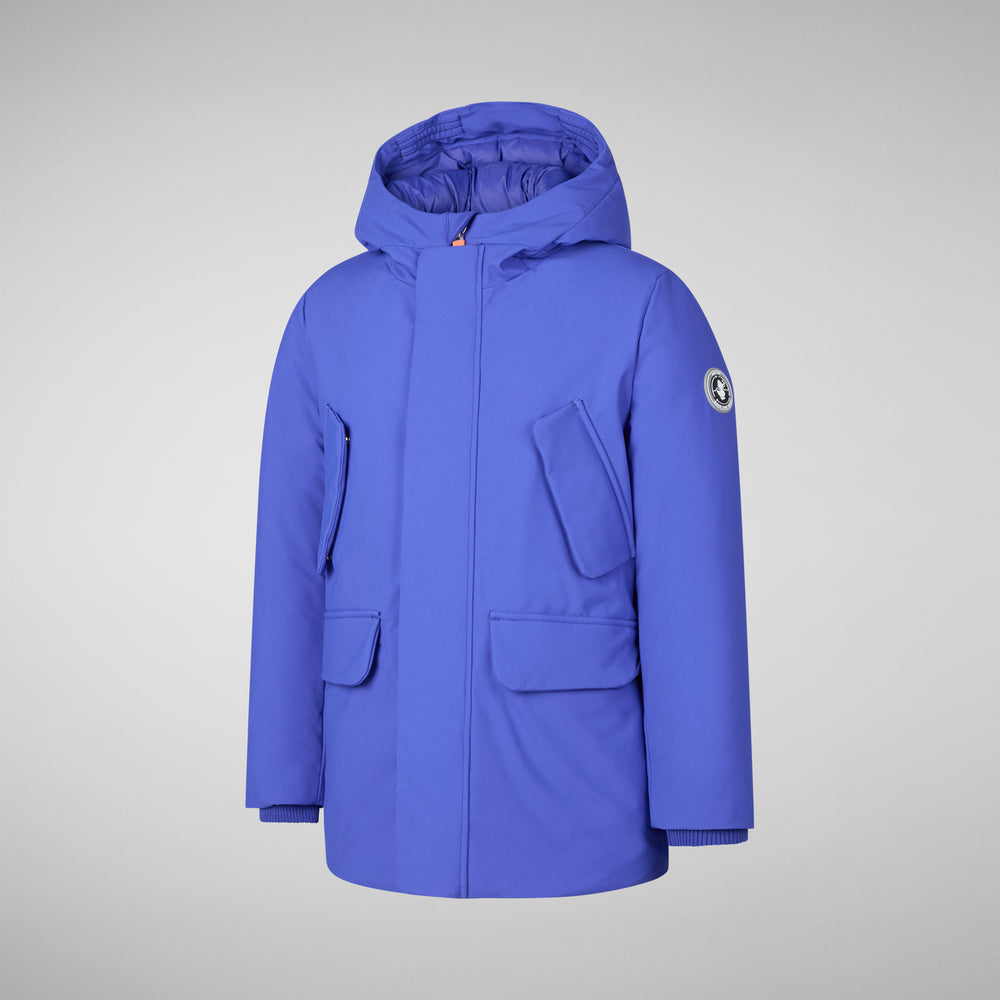 Save the duck PARKA CON CAPPUCCIO THEO BLU GENZIANA Hotsell