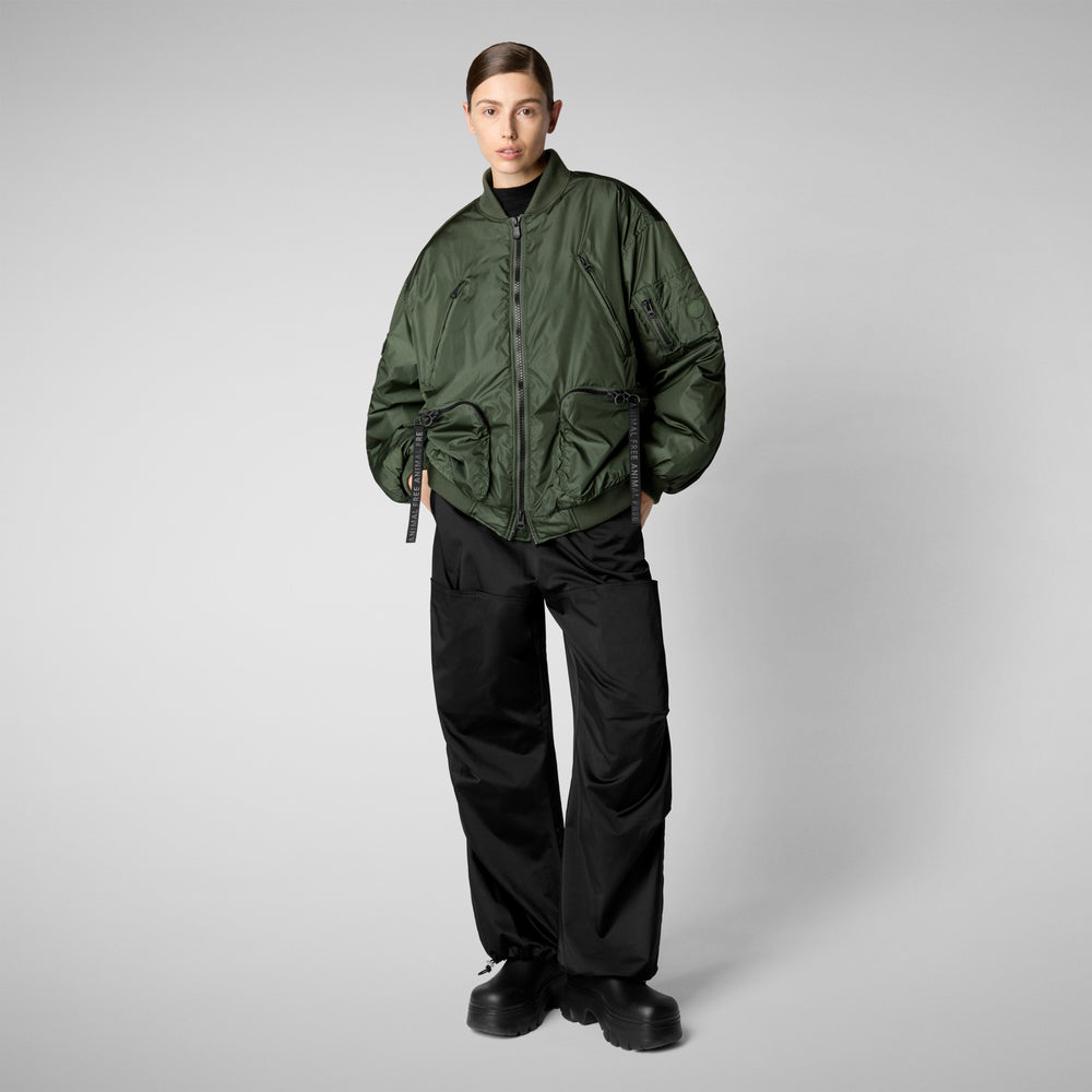 Save the duck Giacca bomber unisex Usher verde timo Qualità