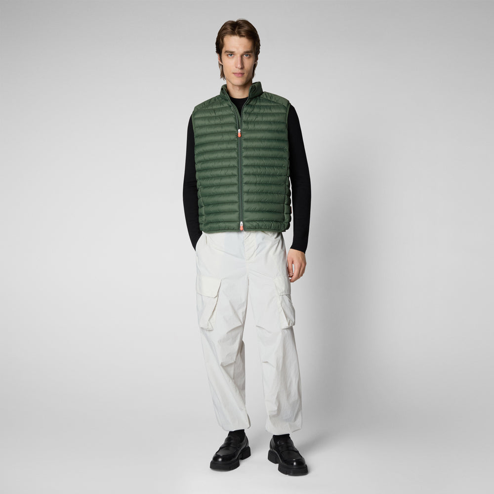 Save the duck GILET UOMO ADAM VERDE TIMO Promozione
