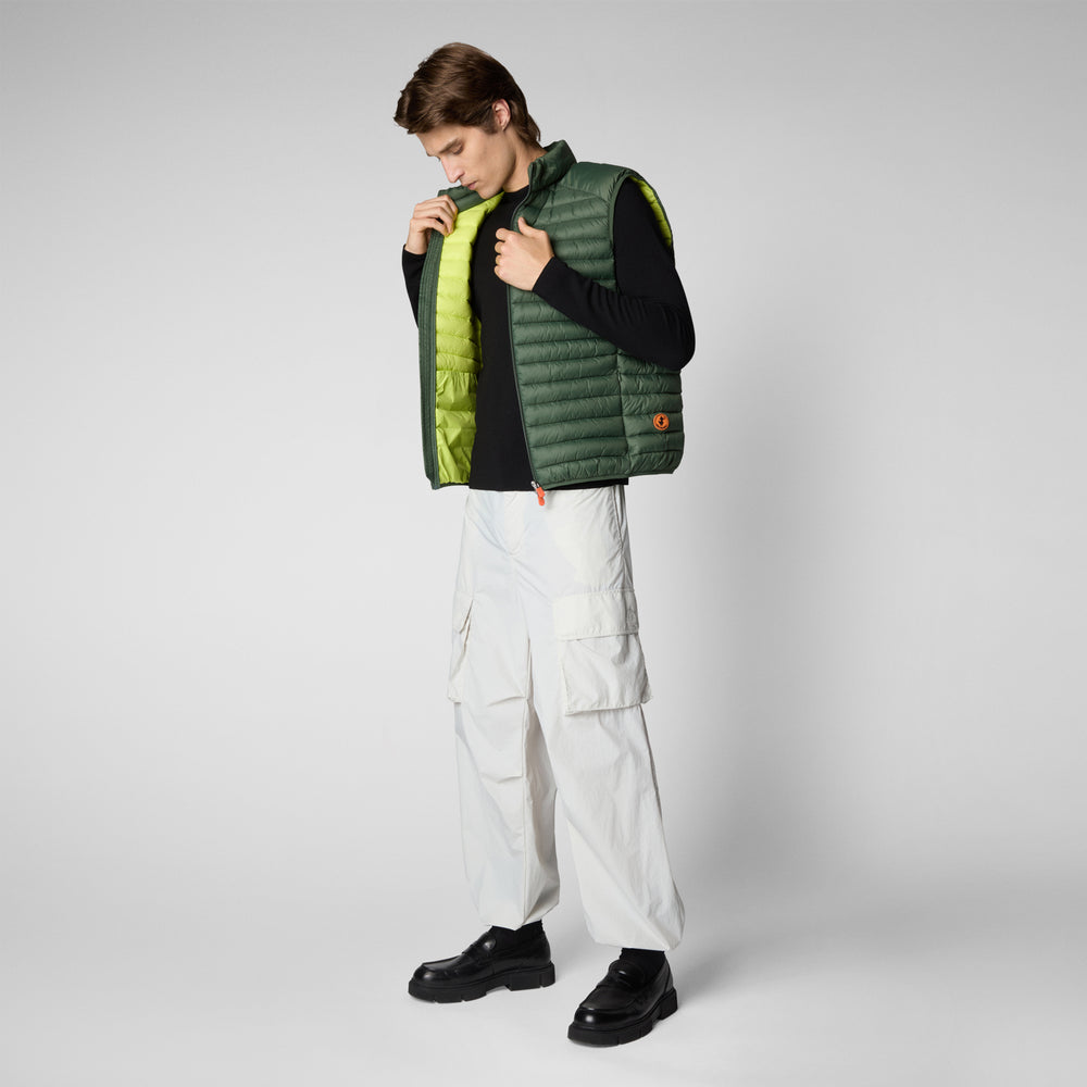 Save the duck GILET UOMO ADAM VERDE TIMO Promozione