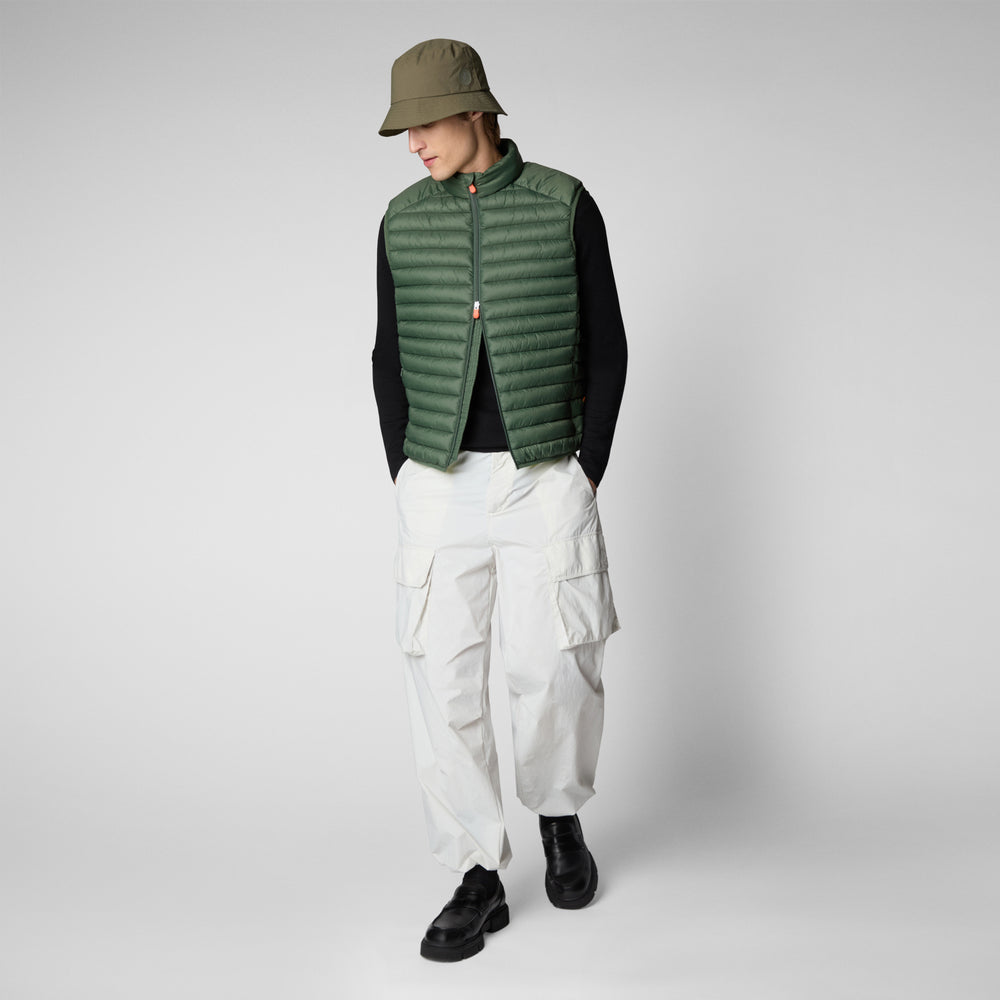 Save the duck GILET UOMO ADAM VERDE TIMO Promozione