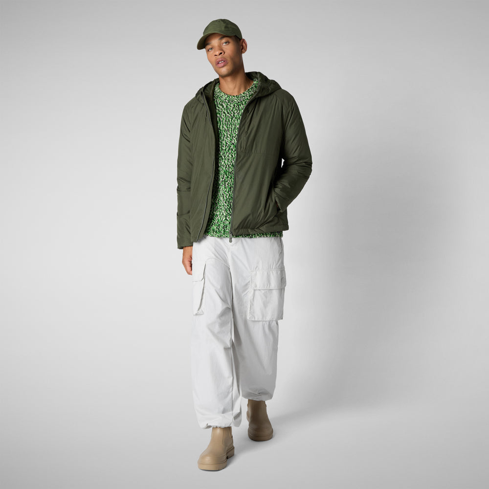 Save the duck PIUMINO ANIMAL FREE UOMO WILBUR DUSTY OLIVE Pezzi Unici
