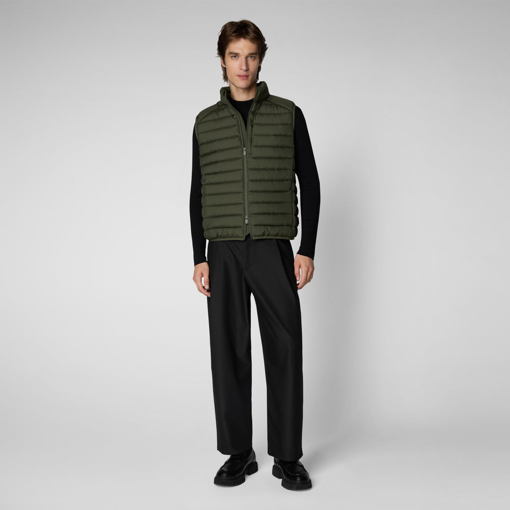 Save the duck GILET UOMO RHUS DUSTY OLIVE Soddisfazione Garantita