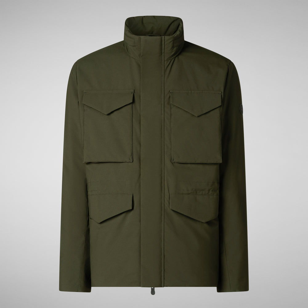 Save the duck PARKA UOMO TRENTON IN LAND GREEN Qualità Garantita