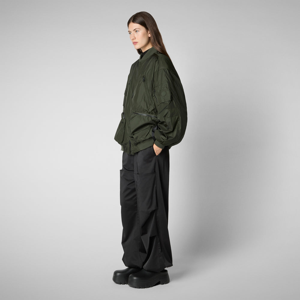 Save the duck Giacca bomber unisex Usher in verde bosco Negozi Online