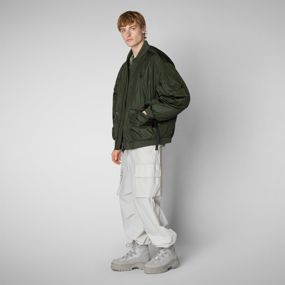 Save the duck Giacca bomber unisex Usher in verde bosco Negozi Online