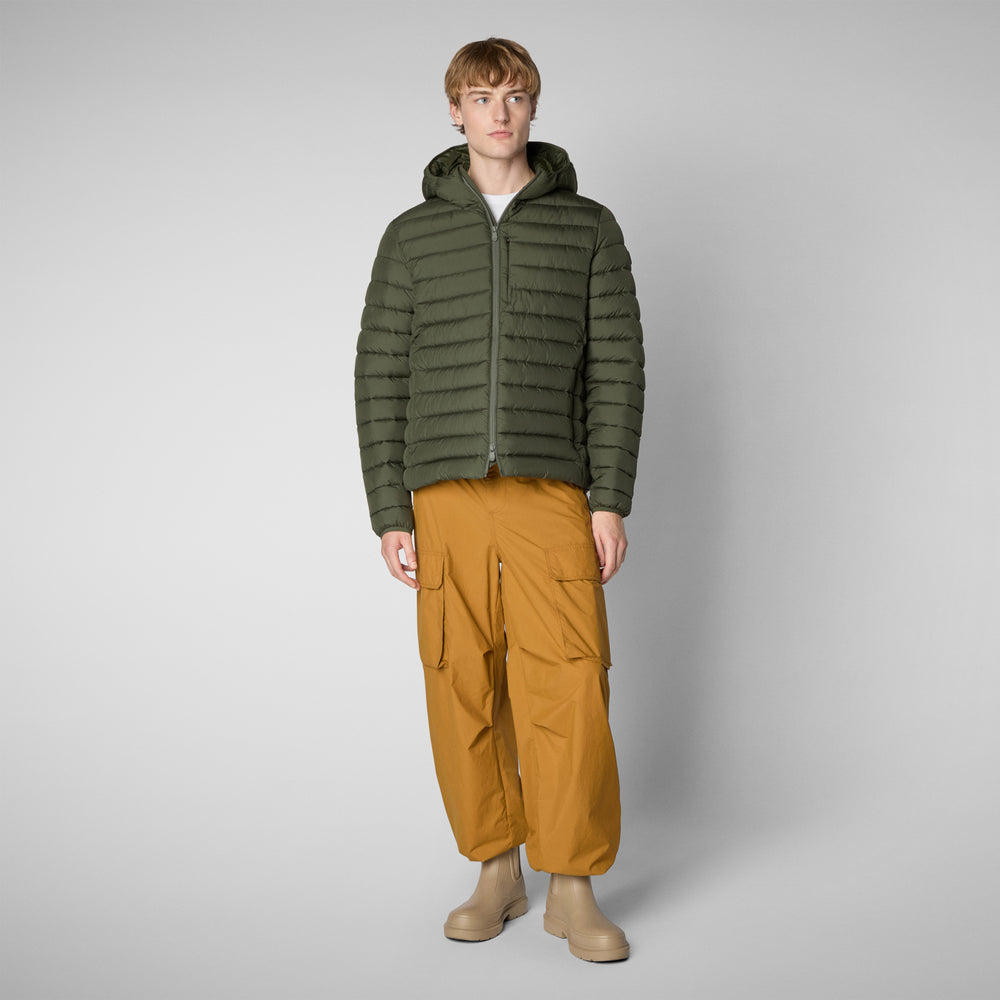 Save the duck PIUMINO UOMO JUNCUS VERDE OLIVA Acquista Ora