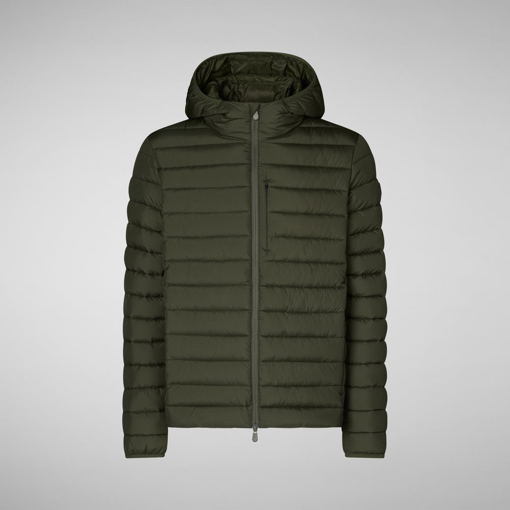 Save the duck PIUMINO UOMO JUNCUS VERDE OLIVA Acquista Ora