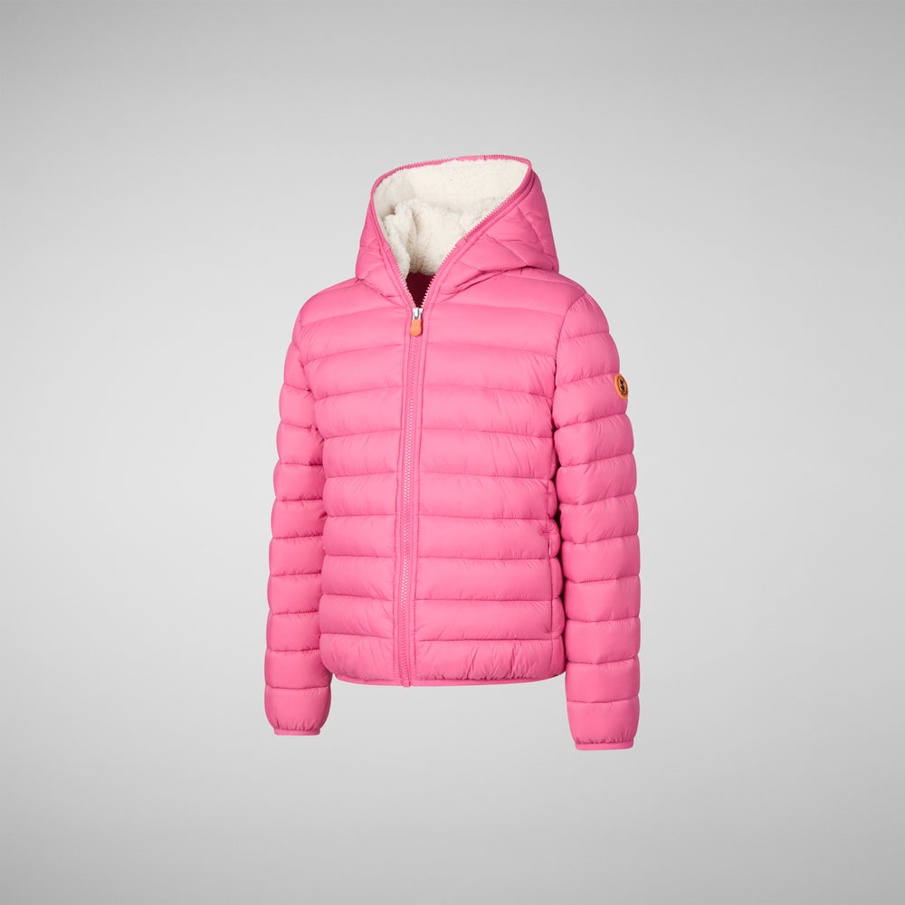Save the duck PIUMINO ANIMAL FREE BAMBINA LECI GEM PINK Affare Del Giorno