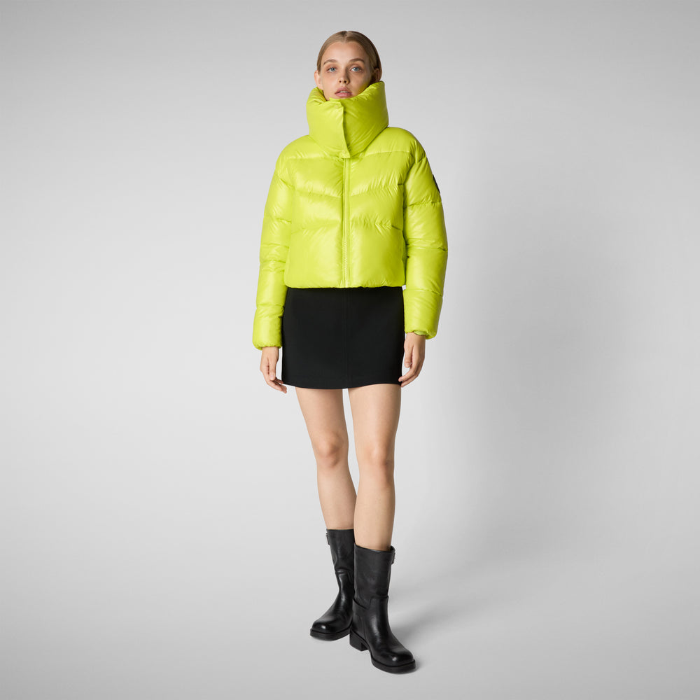 Save the duck GIACCA DONNA HEIDI VERDE LIME In Saldo