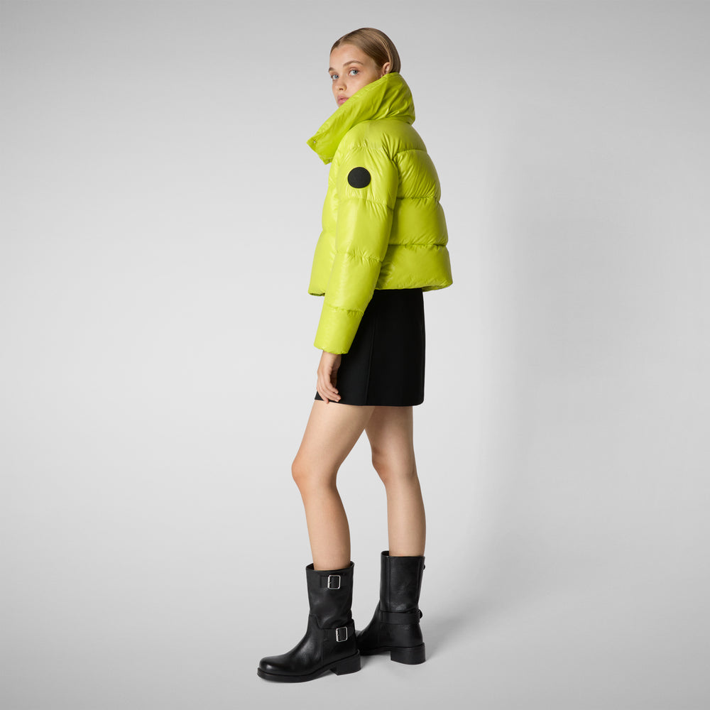 Save the duck GIACCA DONNA HEIDI VERDE LIME In Saldo