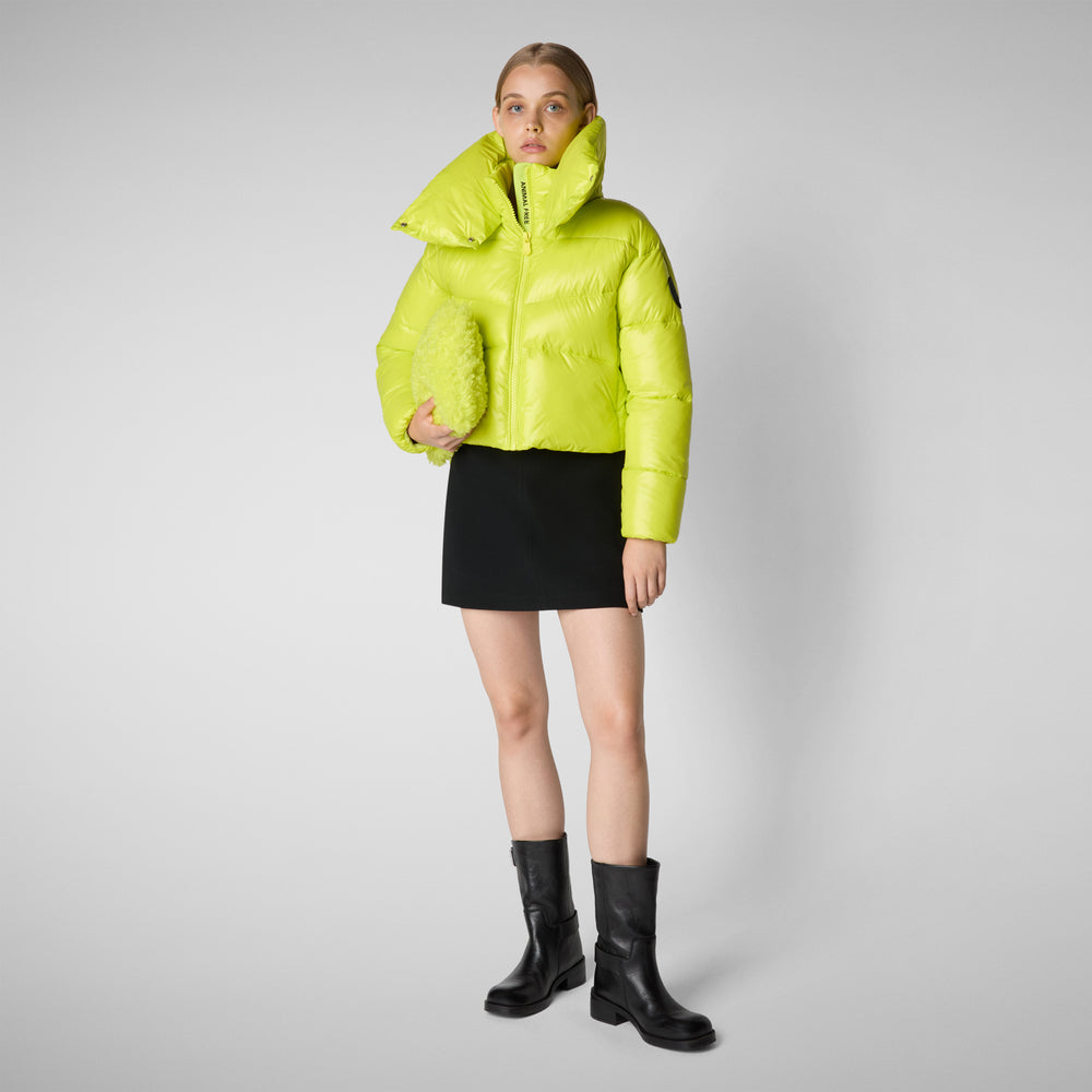 Save the duck GIACCA DONNA HEIDI VERDE LIME In Saldo