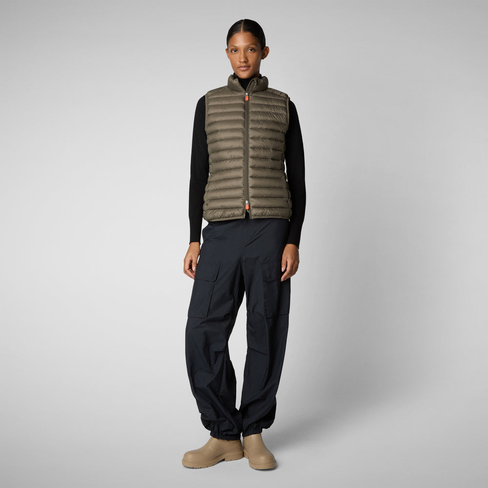 Save the duck GILET DONNA CHARLOTTE GRIGIO FANGO Italia