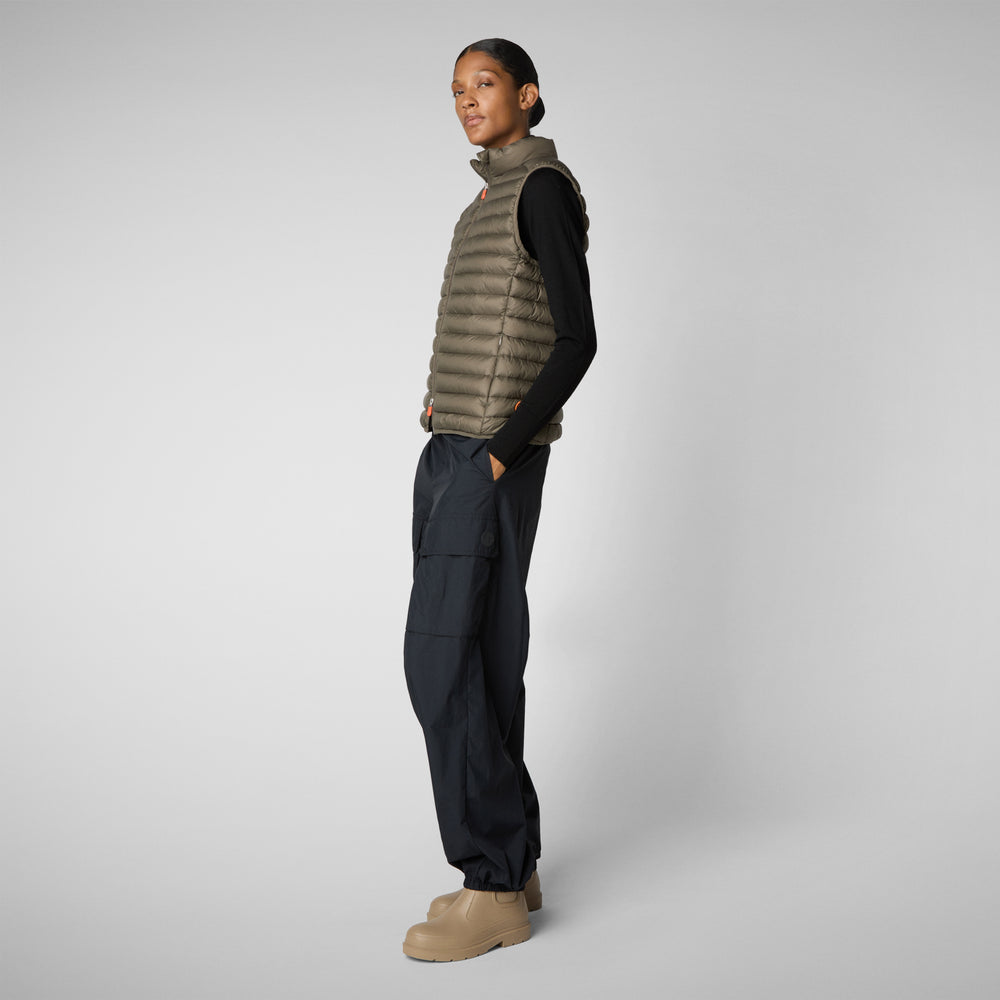 Save the duck GILET DONNA CHARLOTTE GRIGIO FANGO Italia