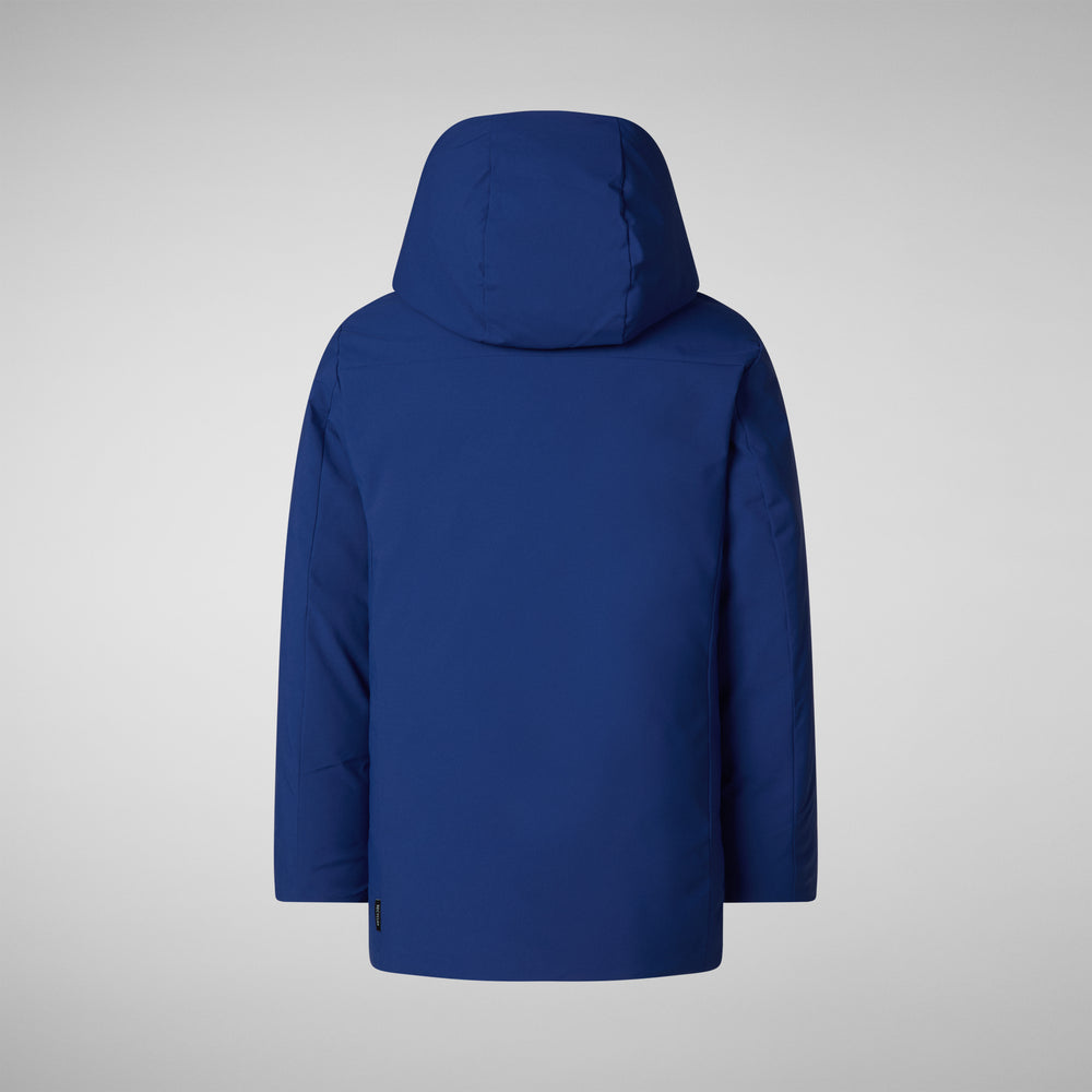 Save the duck PARKA CON CAPPUCCIO BAMBINO ALBI ECLIPSE BLU Shopping Online