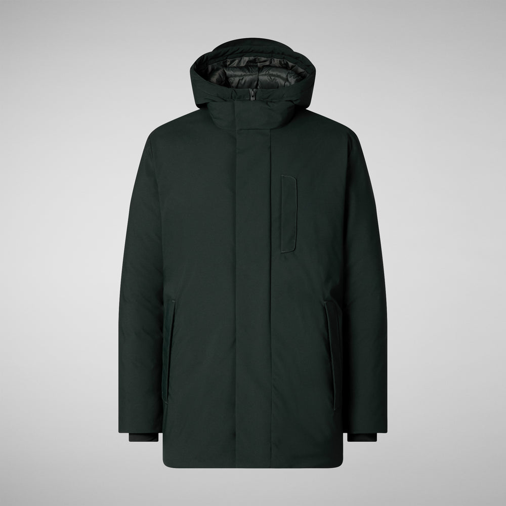 Save the duck PARKA UOMO SESLE VERDE NERO Sottocosto